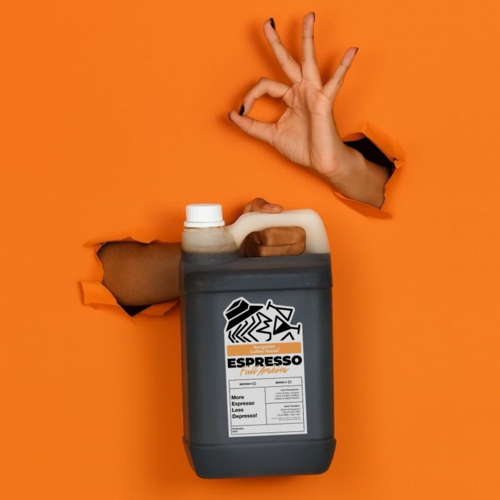 

Espresso Cair Kopi Konsentrat Full Arabica 5000 ml