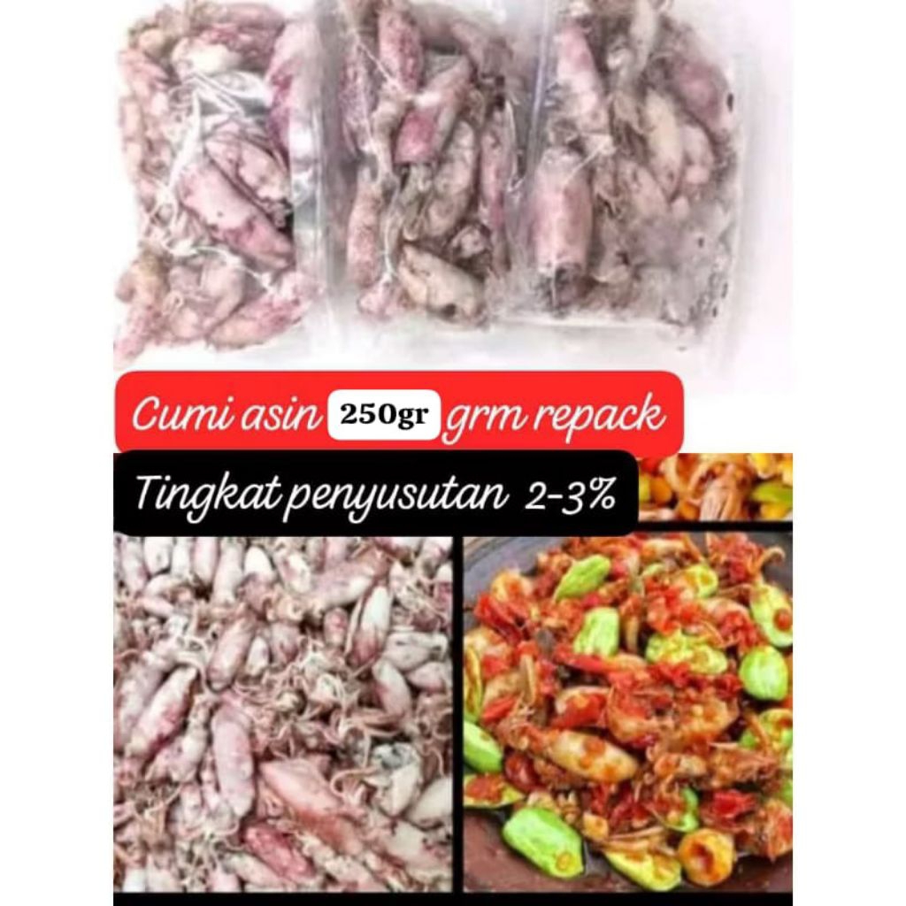 

Cumi Asin Kemasan Box 250gr