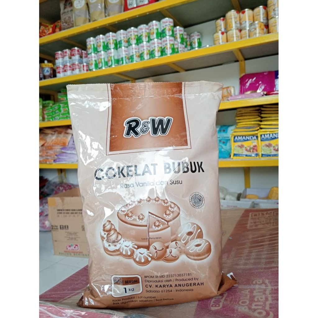 COKELAT BUBUK R&W 1KG - Coklat bubuk premium serbaguna