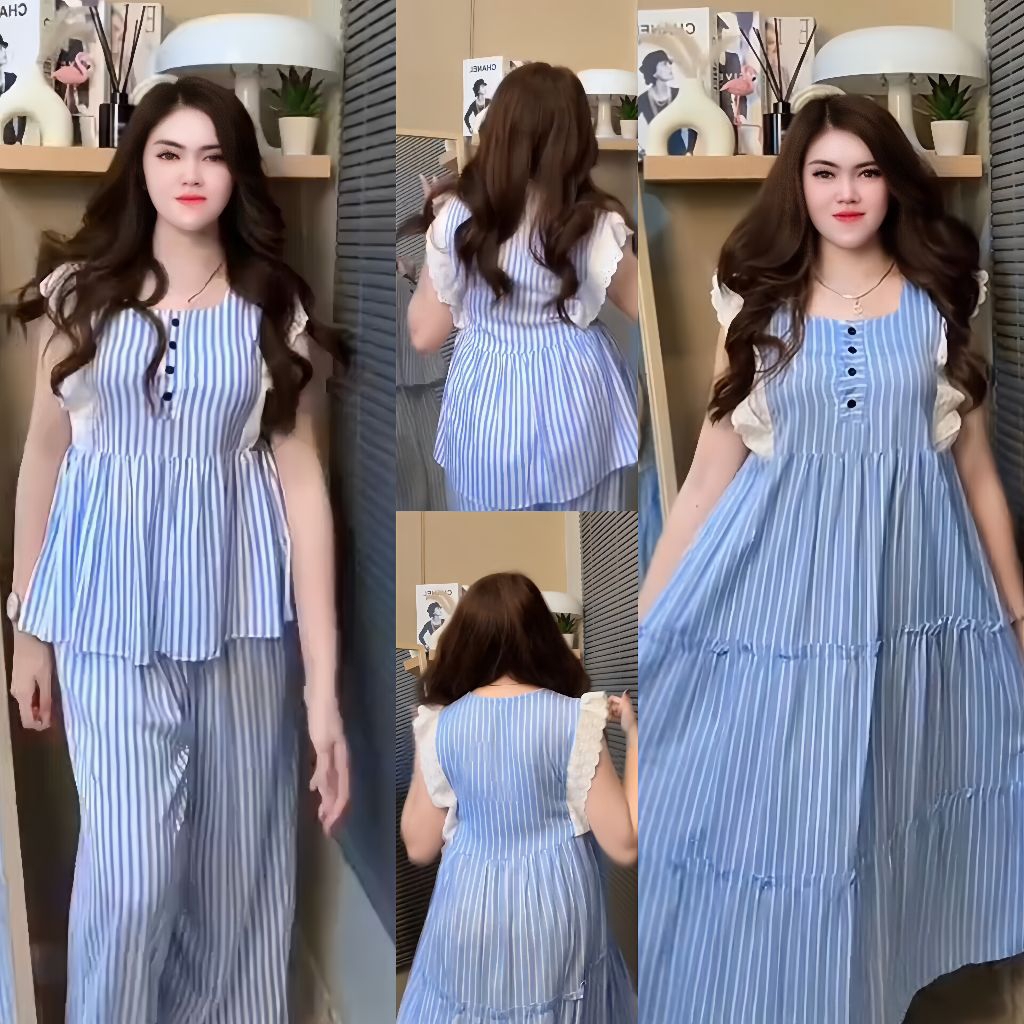 ONESET GNL/ONESET LADY BABYDOLL/MIDIDRESS RAYON/ONESET BABYDOLL/ONESET YUKENSI/MIDIDRESS OVERALL