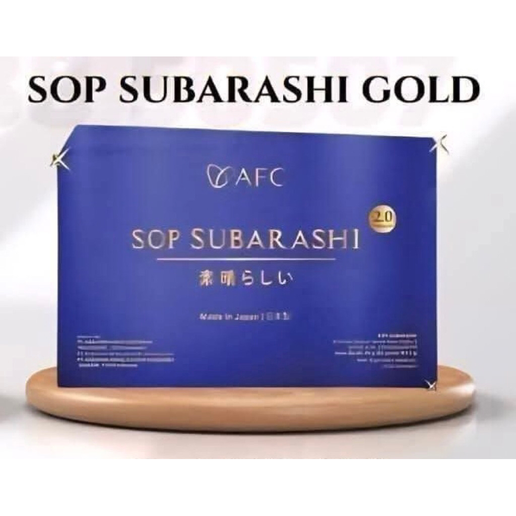 AFc Sop Subarashi Gold_ Utshukushhii Gold_ Hikari Garansi Original 100%