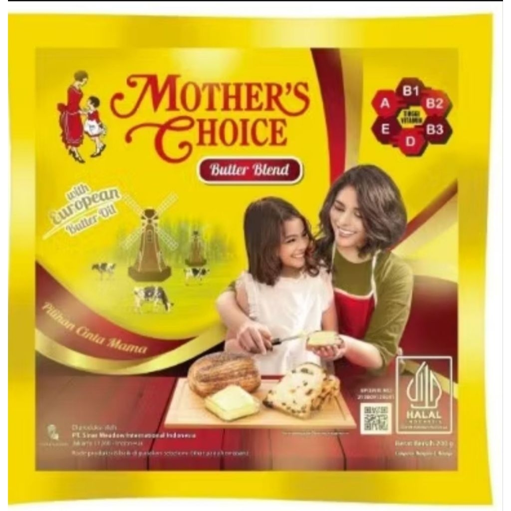 

mother choice 200gr margarine saset/margarin mentega