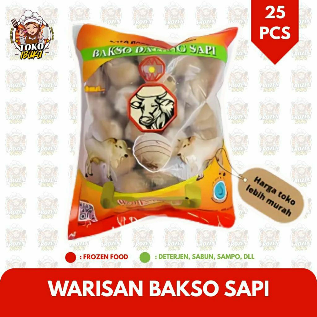 

BAKSO WARISAN SAPI ISI 25PCS