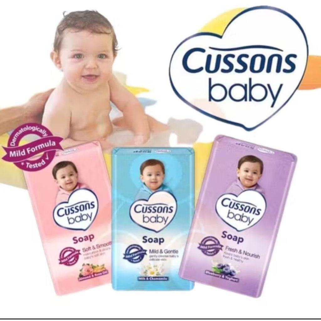 CUSSONS BABY SOAP - 75gr - Sabun Bayi - Sabun Batang