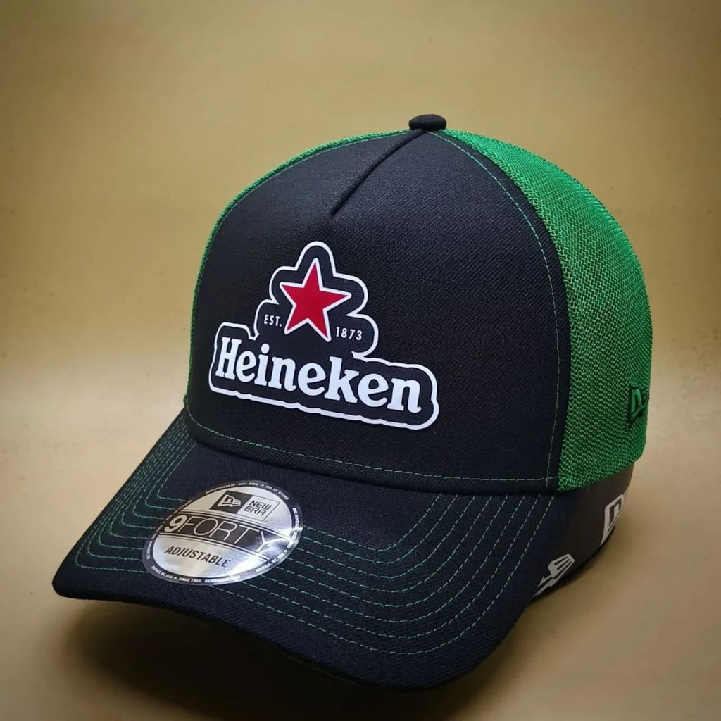 Topi NE Original Heineken EST 1873 OSFM Trucker Snapback