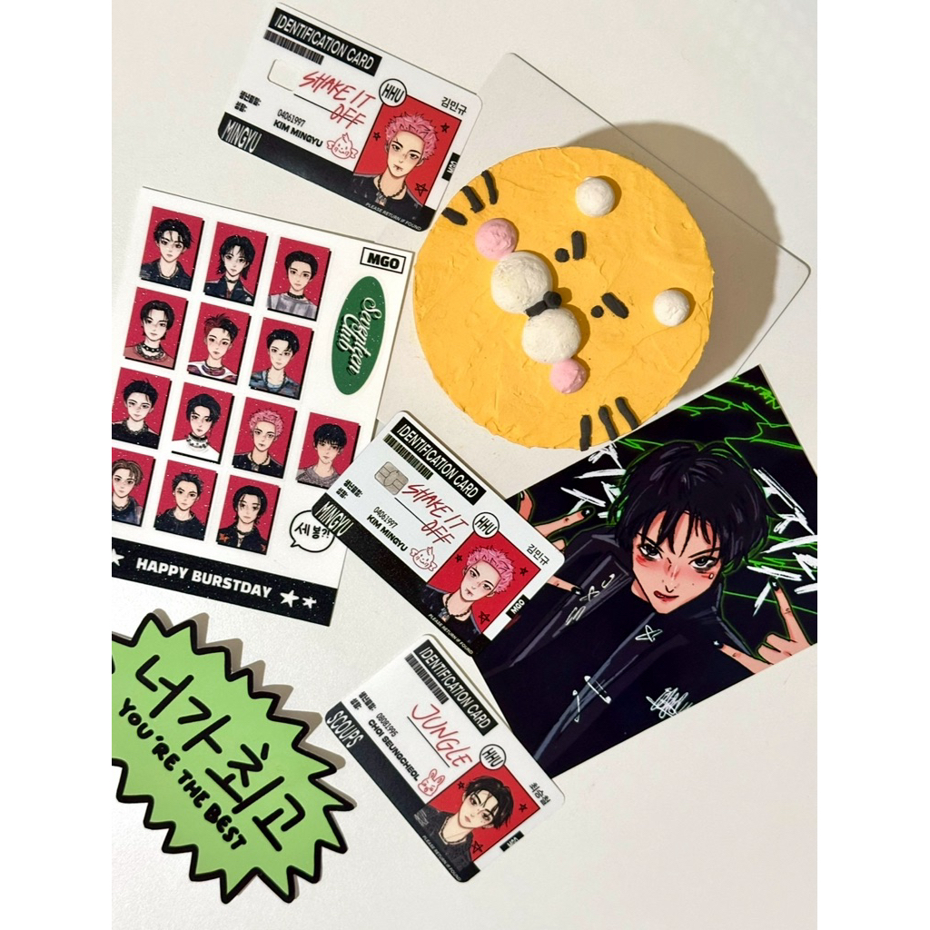 

Happy Burstday Collection SEVENTEEN : Sticker Sheet, Card Sticker