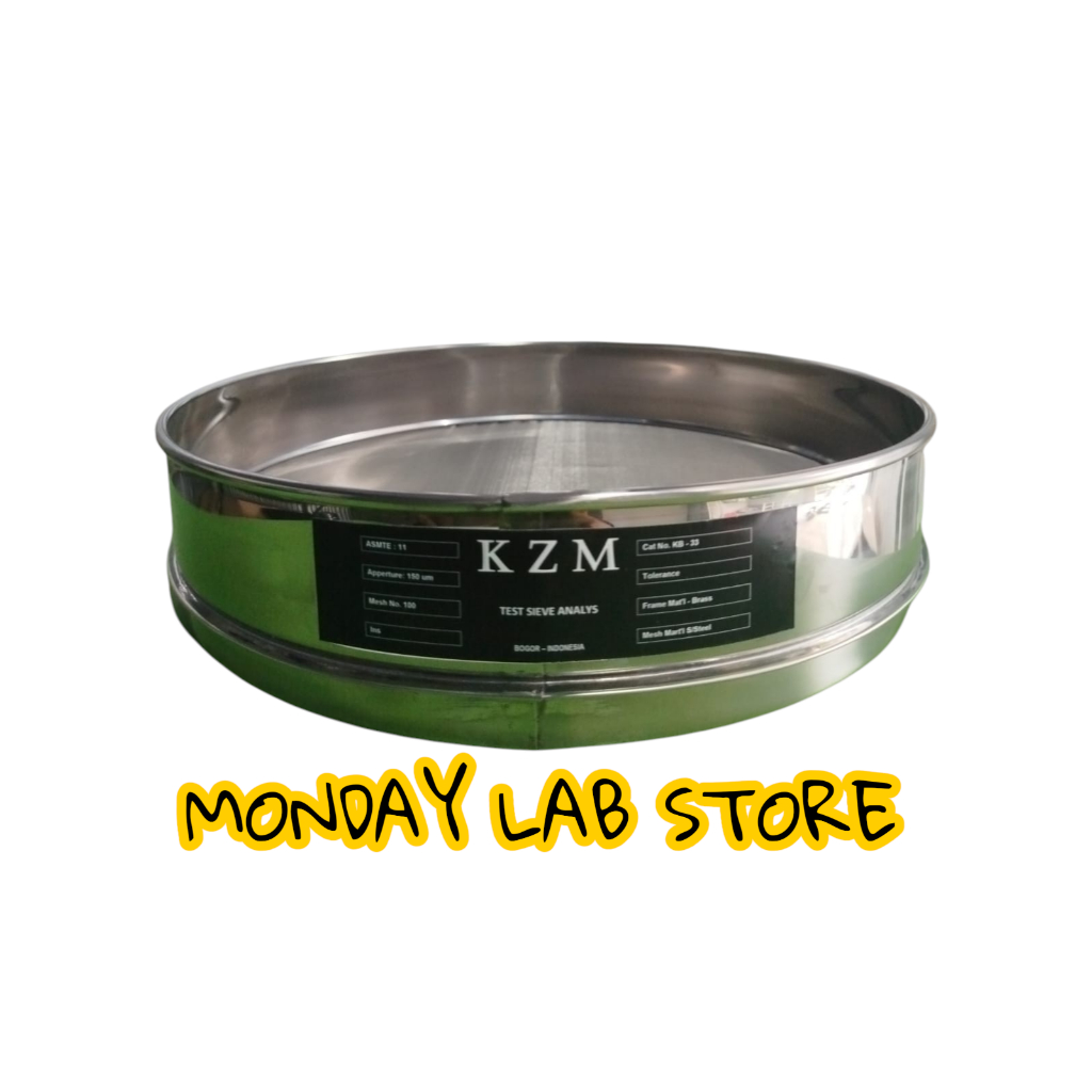 Test Sieve Ayakan Stainless Mesh 100 (150 Um) Diameter 40 cm