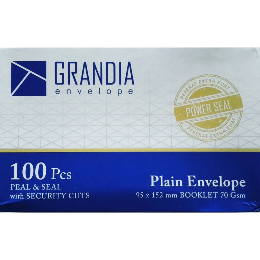 

amplop grandia 1 pack isi 100 murah