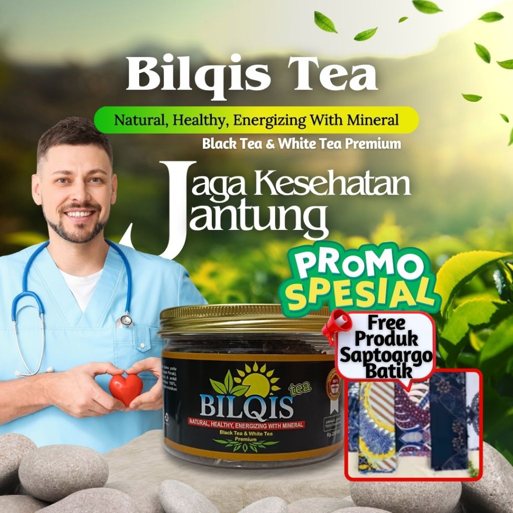 

Teh Hitam BILQIS TEA - Teh Hitam dan Teh Putih Premium, Membantu Jaga Kesehatan Jantung
