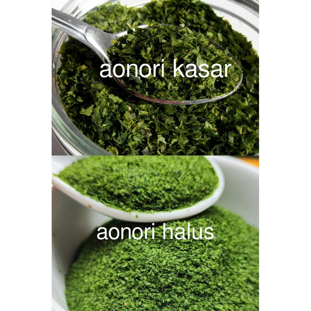 

PROMO Taburan rumput laut aonori kasar halus 10gr 50gr taburan toping makanan jepang harga promo terlaris