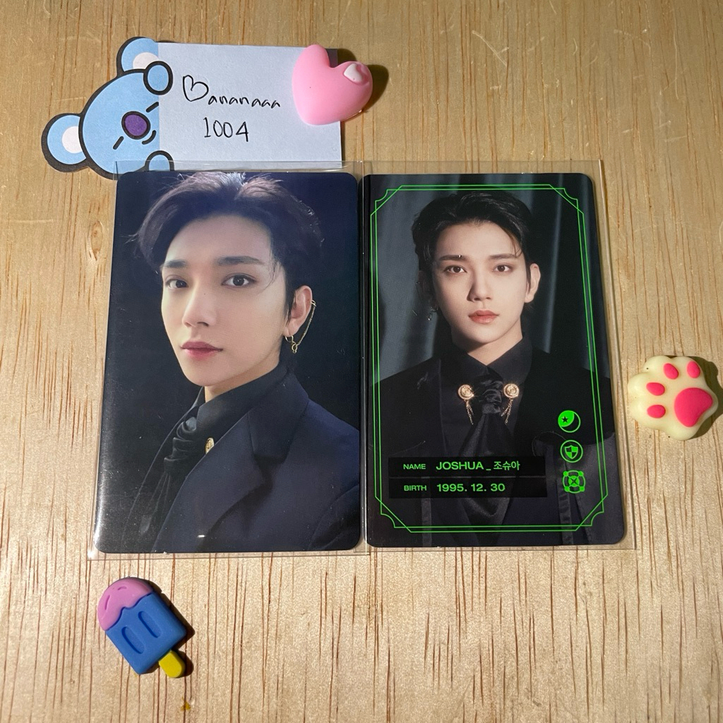 Photocard Seventeen Official Carat Membership Joshua Gameboi Photocard Seventeen Murahh