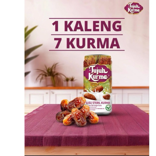 

SUSU STERIL TUJUH KURMA (12 kaleng)