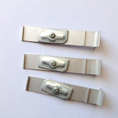 BRACKET DOUBLE ROLLET KAKI REL KOTAK GORDEN ALUMUNIUM
