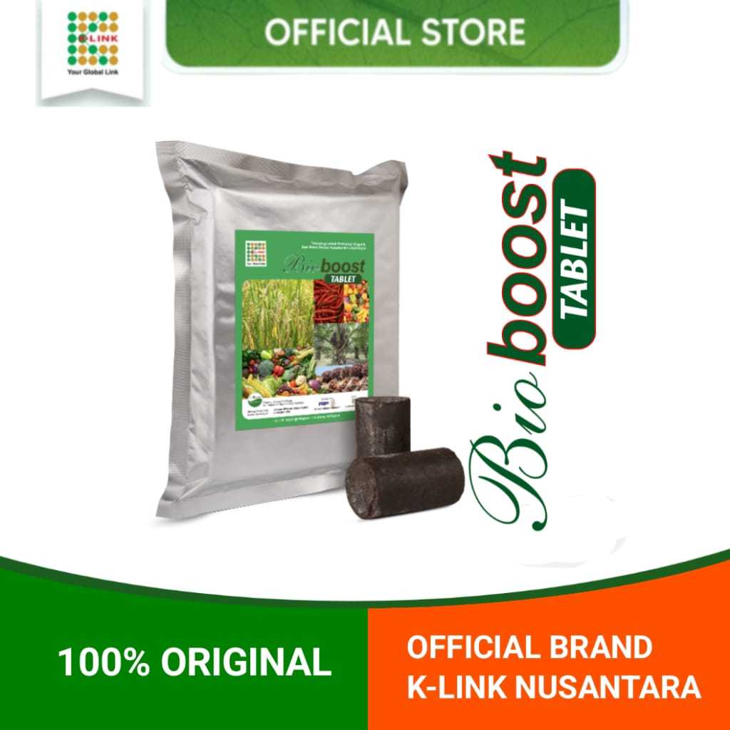 K LINK BIOBOOST TABLET PUPUK HAYATI.BIOBOOST TABLET ORIGINAL K LINK,BIOBOOST PUPUK ORGANIC.Bioboost 