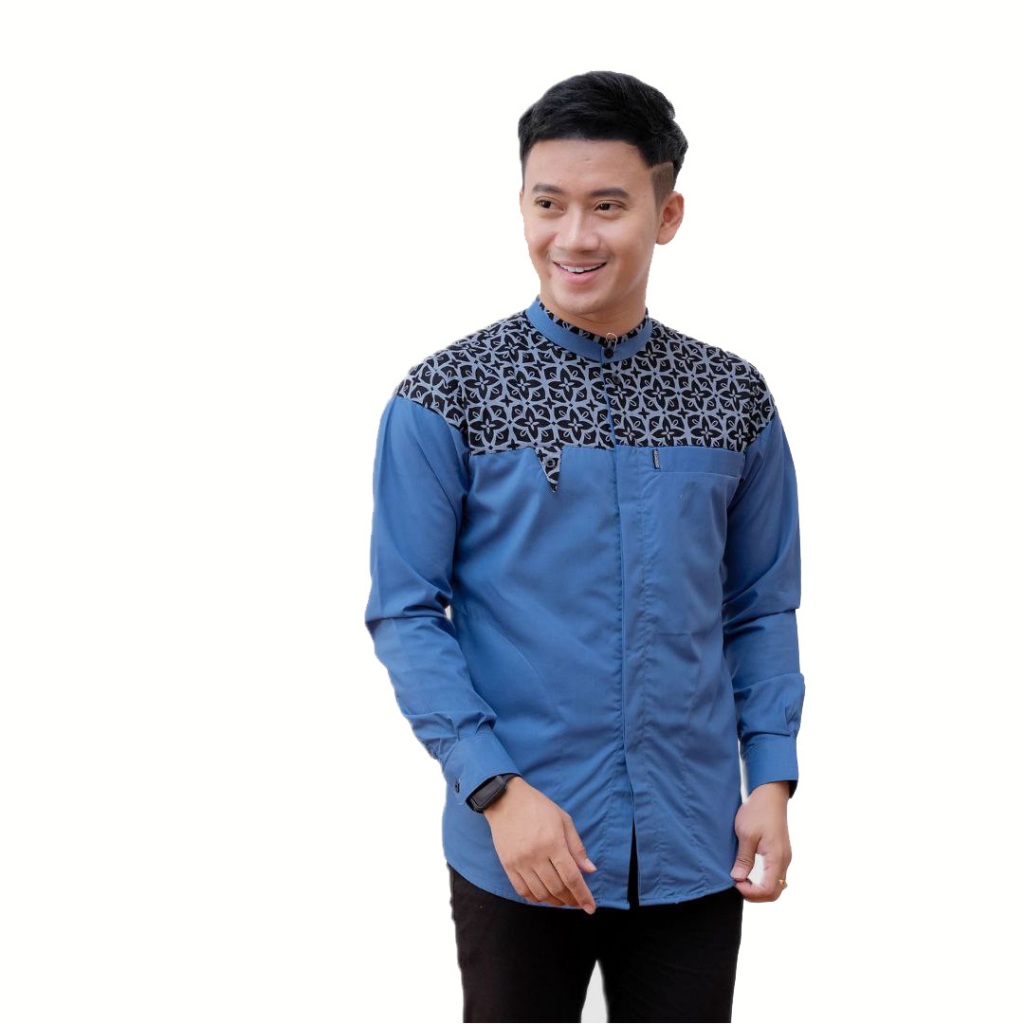 Baju Koko hadroh seragam hadroh gus azmi koko az zahir muslim keren murah koko subanul muslimin