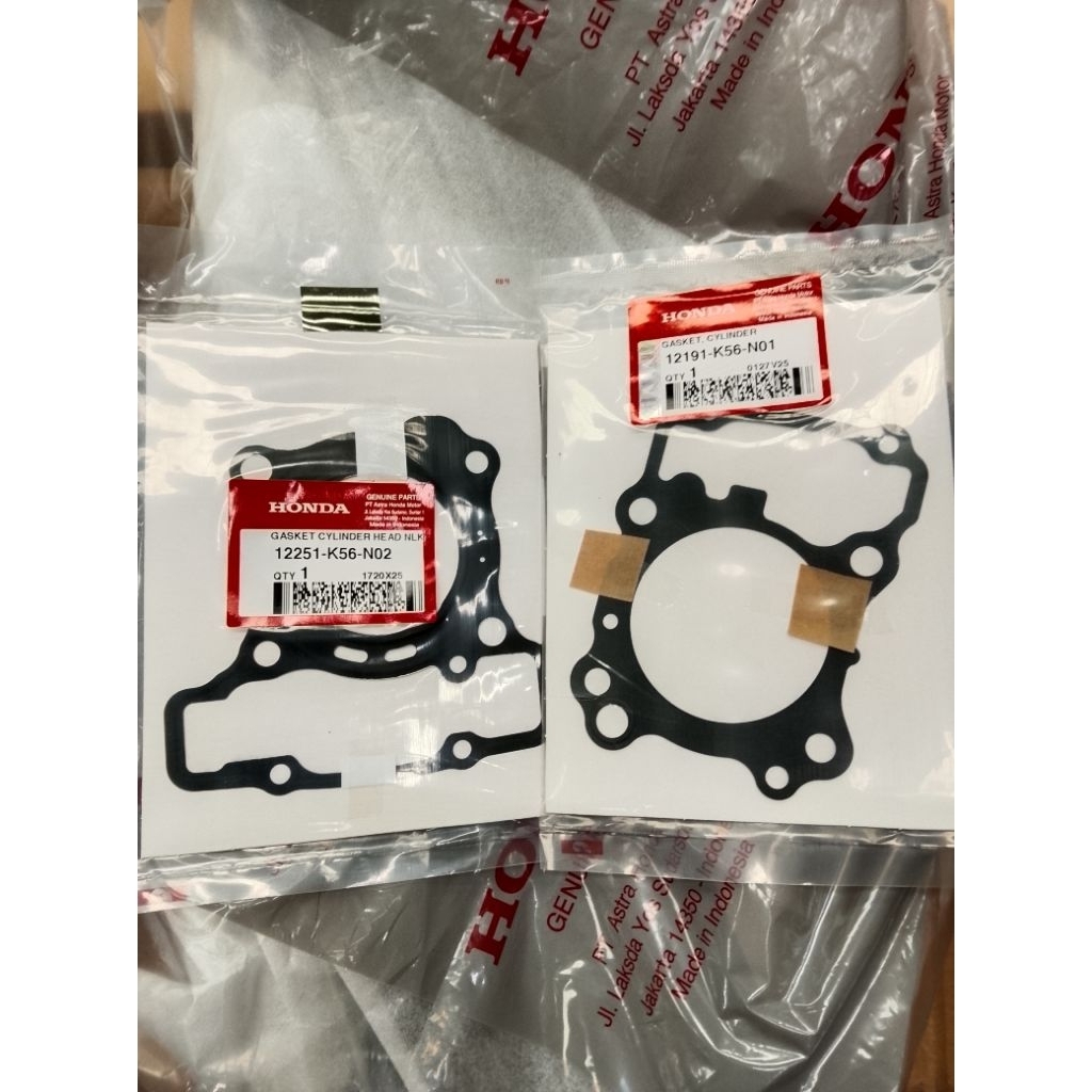 PAKING GASKET BLOK HED HEAD SEHER PISTON CB SONIC SONIK GTR CBR 150 2016 2017 2018 2019 2020 2021 20