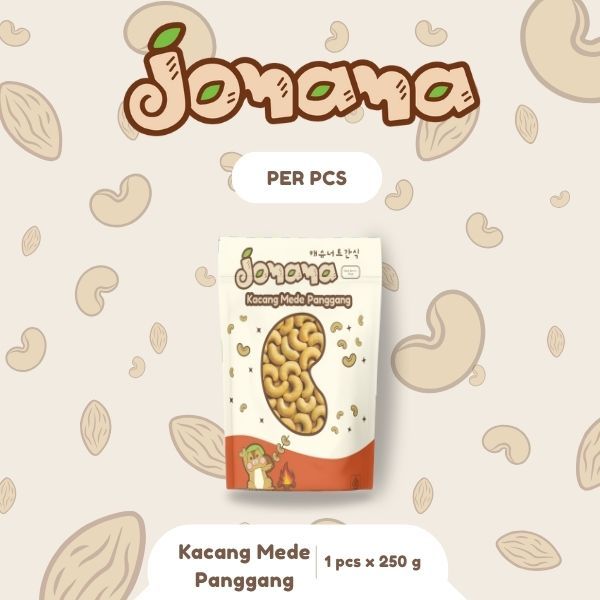 

Jomama - Kacang Mede Panggang 250gr Snack Cemilan Jajanan