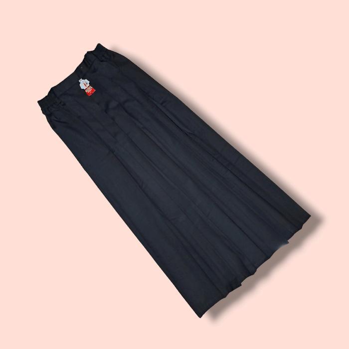 Rok Panjang SD MI Anak Perempuan Rok Rempel Warna Hitam
