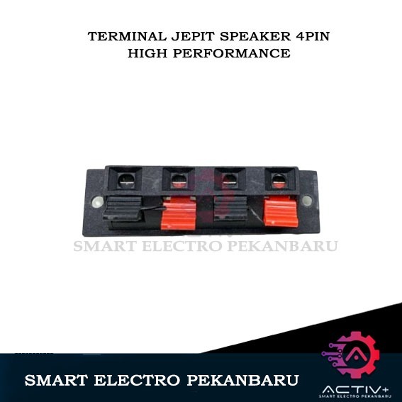 TERMINAL JEPIT SPEAKER 4 Pin Kabel Power Box Soket 4P Amplifier Spring JAPIT Konektor Clip 4pin Akti