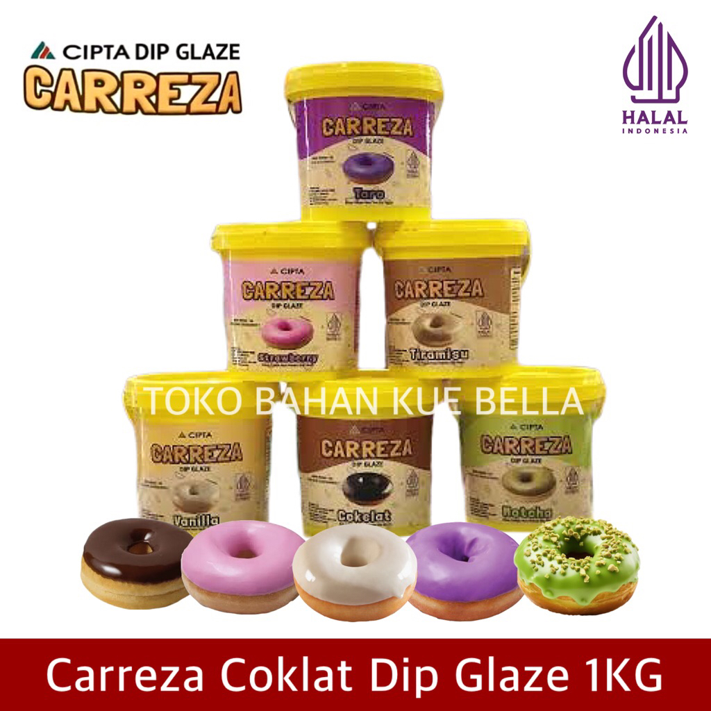 

CARREZA DIP GLAZE 1KG - Coklat Topping Donat All Variant