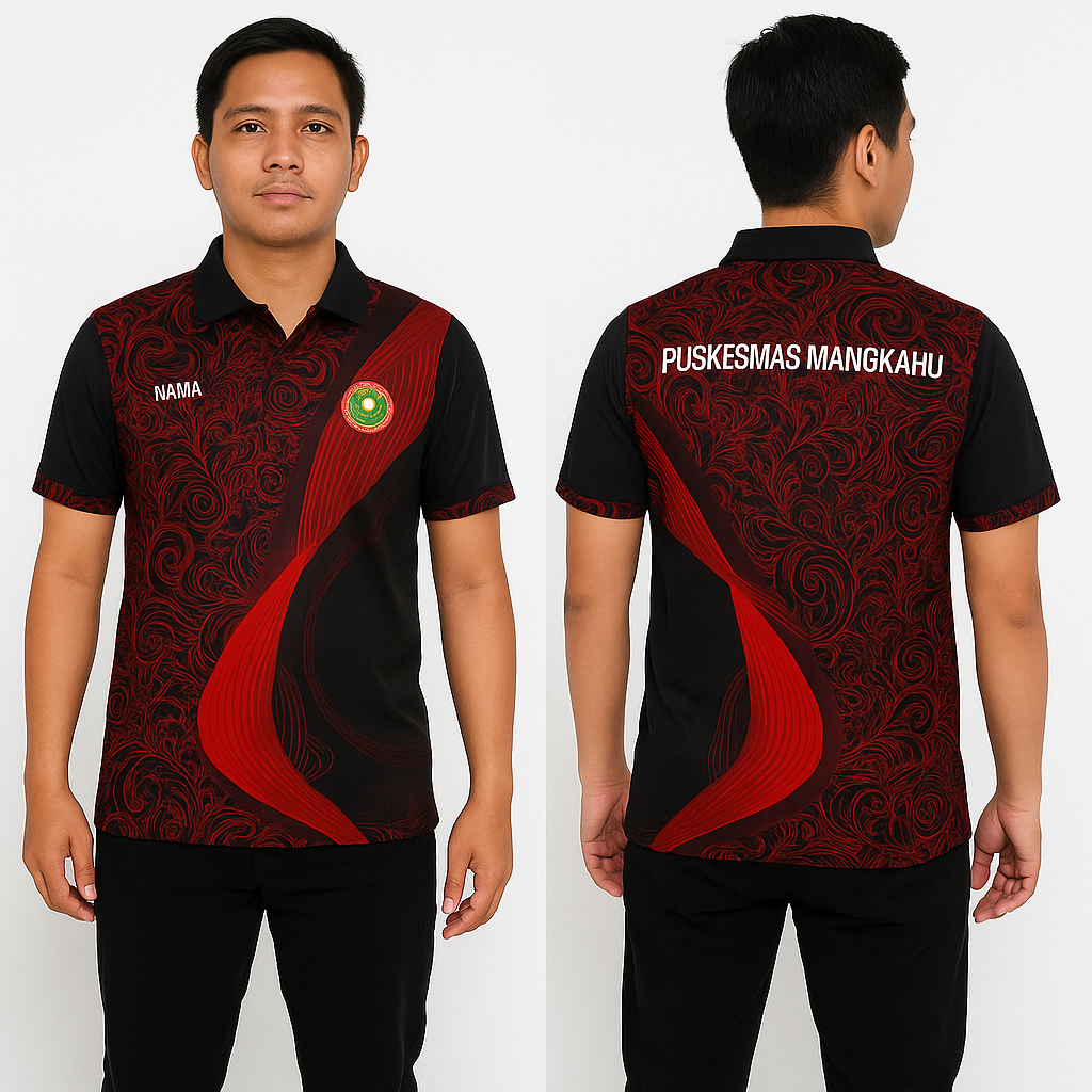 kaos jersey kerah ppni murah pria wanita best seller full Printing kualitas premium