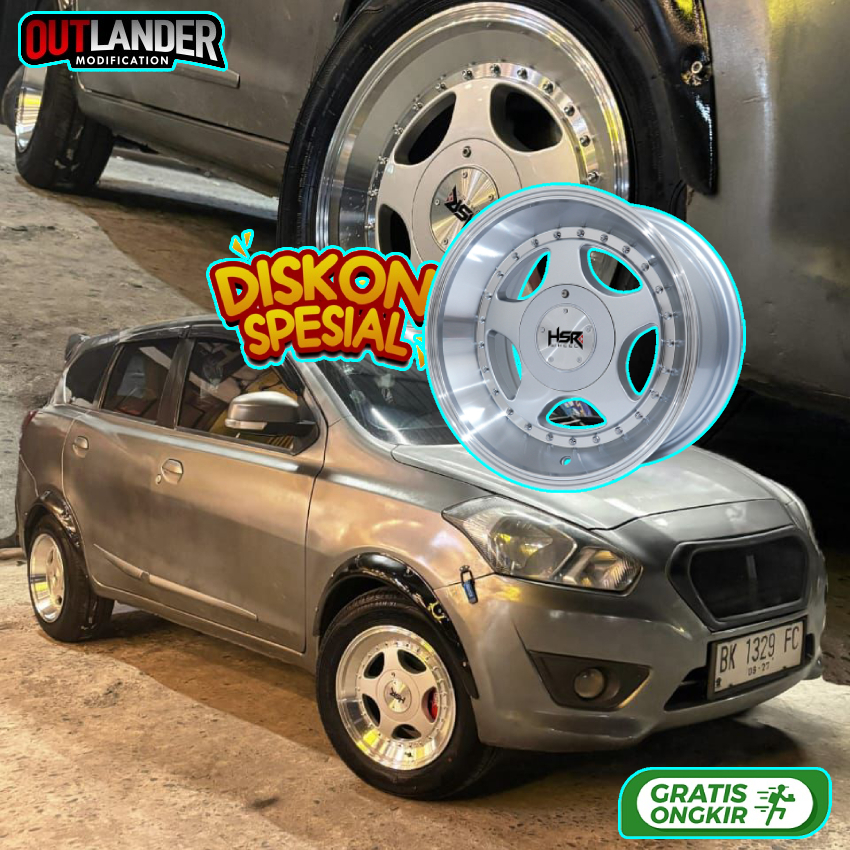 velg celong velg R15 untuk mobil Datsun Go Brio City Freed Jazz Mobilio Yaris dll hsr perugia r15
