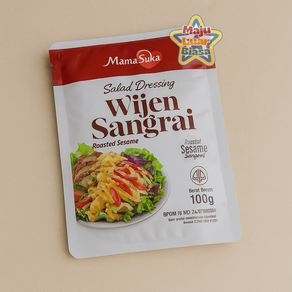

Saus Wijen Sangrai / Salad Dressing Wijen Sangrai 100gr