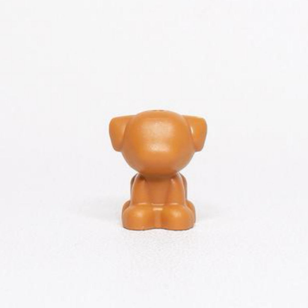 LEGO Part 69901 Medium Nougat Dog Friends Style Puppy Standing, Small