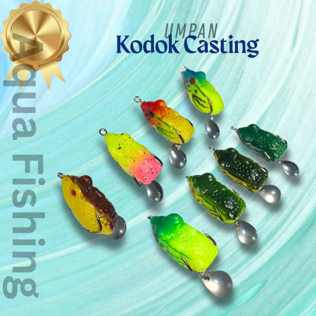 AQUAFISHING Umpan Pancing Kodok Rawa SoftLure 2.5cm