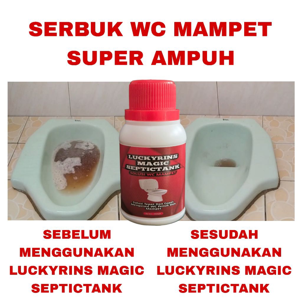 SERBUK OBAT PENGHILANG BAU WC