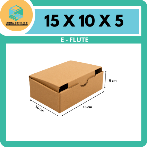 

KARDUS 15X10X5 II E- FLUTE II BOX DIE CUT MODEL PIZZA II AKSESORIS II BOX HAMPE