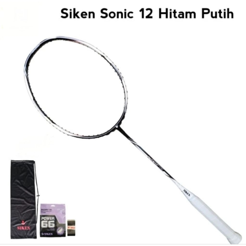 RAKET SIKEN SONIC 12 BLACK WHITE ORIGINAL
