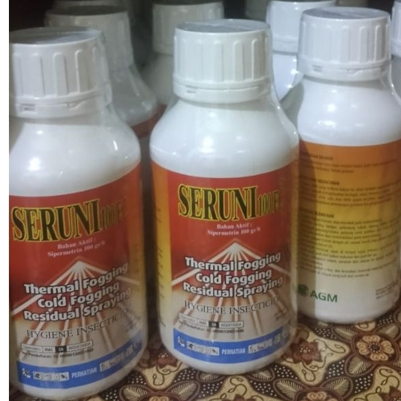 Obat fogging Nyamuk malaria demam berdarah SERUNI 100 Ec 500ml