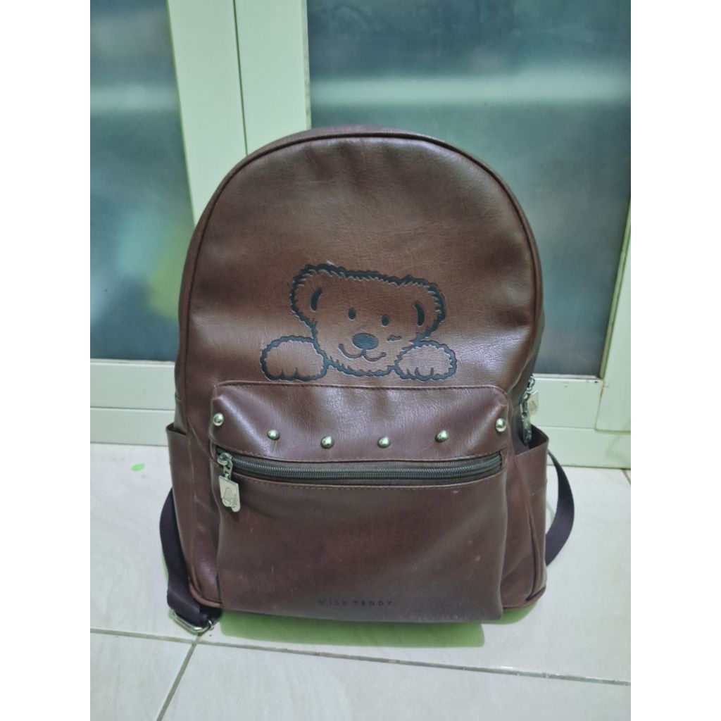 Tas Ransel Milk Teddy Original Preloved