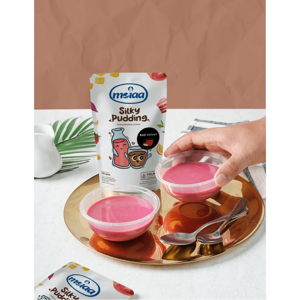 

Bubuk Premix Silky Pudding Powder 200 gram puyo semua Rasa - MOIAA