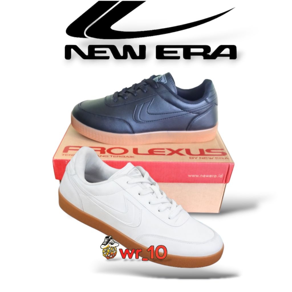 SEPATU SEKOLAH NEW ERA-HITAM POLOS 37-41 ORIGINAL