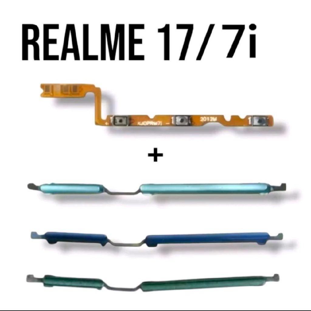 1 Set Flexible + Tombol Power Volume Untuk Realme 17 dan 7i