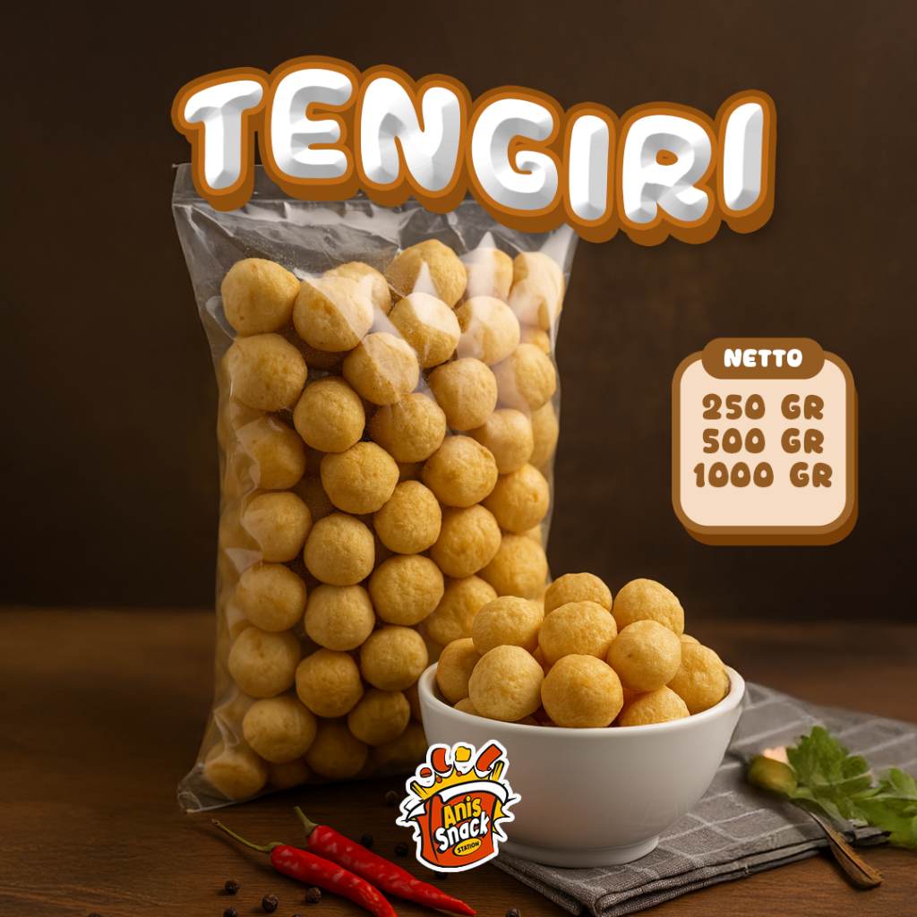 

Kerupuk Ikan Tengiri / Kerupuk Ikan Bulat / Kerupuk Ikan Renyah dan Enak