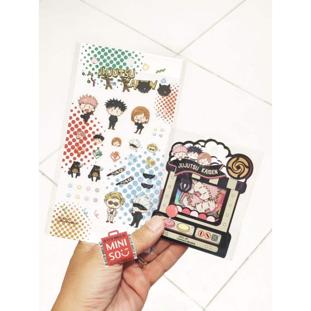 

MINISO Chibi Stikers JUJUTSU KAISEN Collection (Claw Machine / Chibi Style)