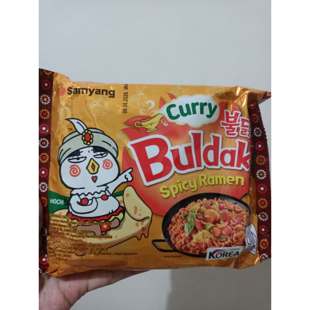 

NEW HALAL SAMYANG BULDAK CURRY SPICY RAMEN (1PCS)