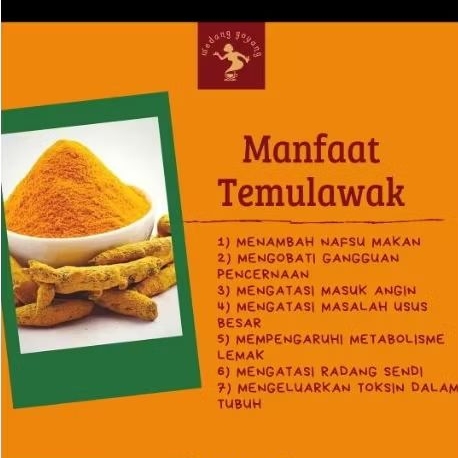 

Bubuk temulawak MURNI 1 kg