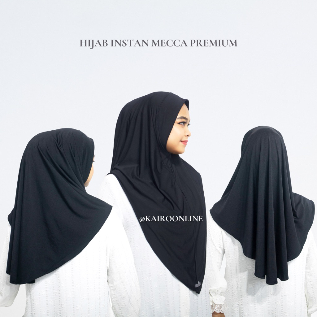Kairo Hijab Instan - Bergo Mecca - Hijab Instan Premium