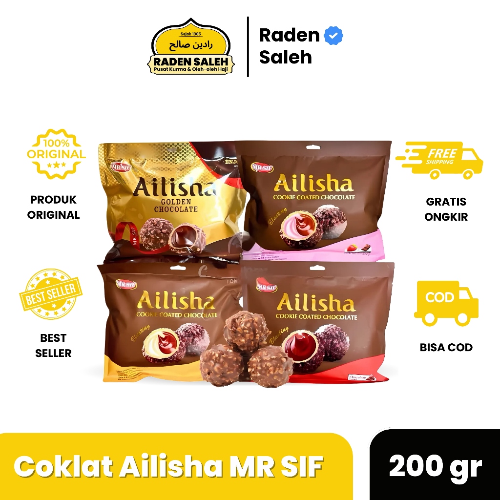

Ailisha MR SIF | Cookie Coated Chocolate 200gr