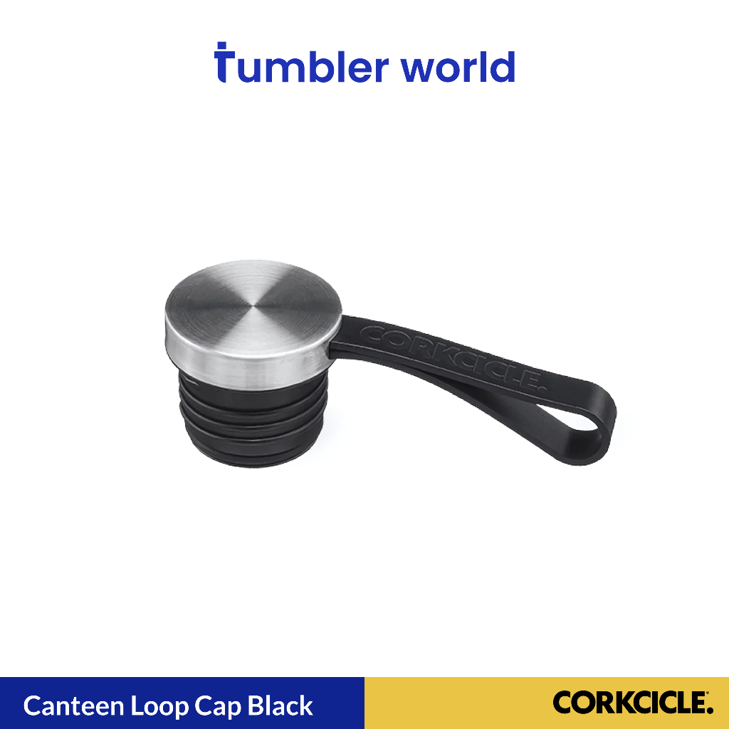Corkcicle Canteen Loop Cap 9oz, 16oz, 25oz - Black