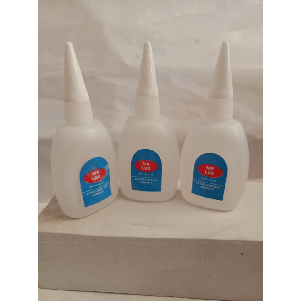 

Lem Tiga Detik MR Lux HiQ besar Lem Tetes