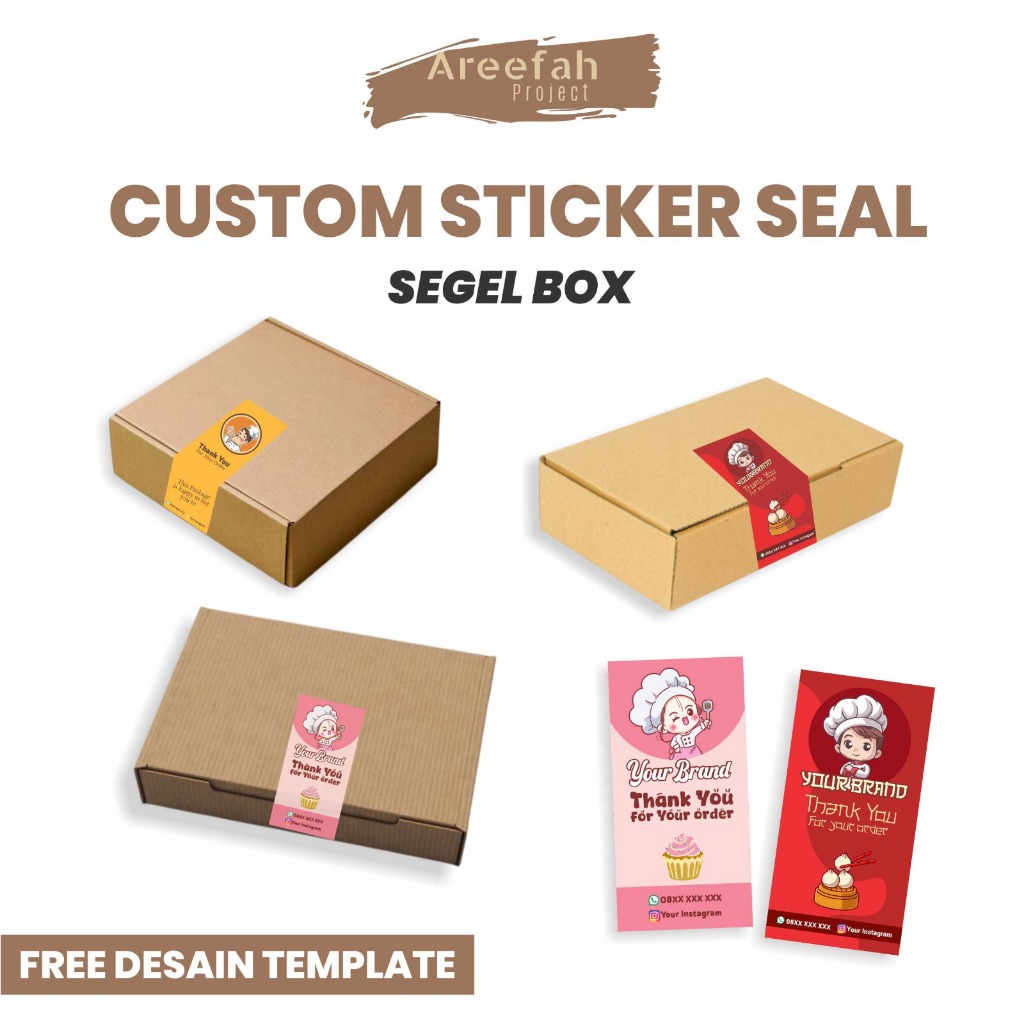 

Areefah Cetak Stiker Seal Segel Kemasan | Custom Stiker Seal Vinyl & Chromo | High Quality