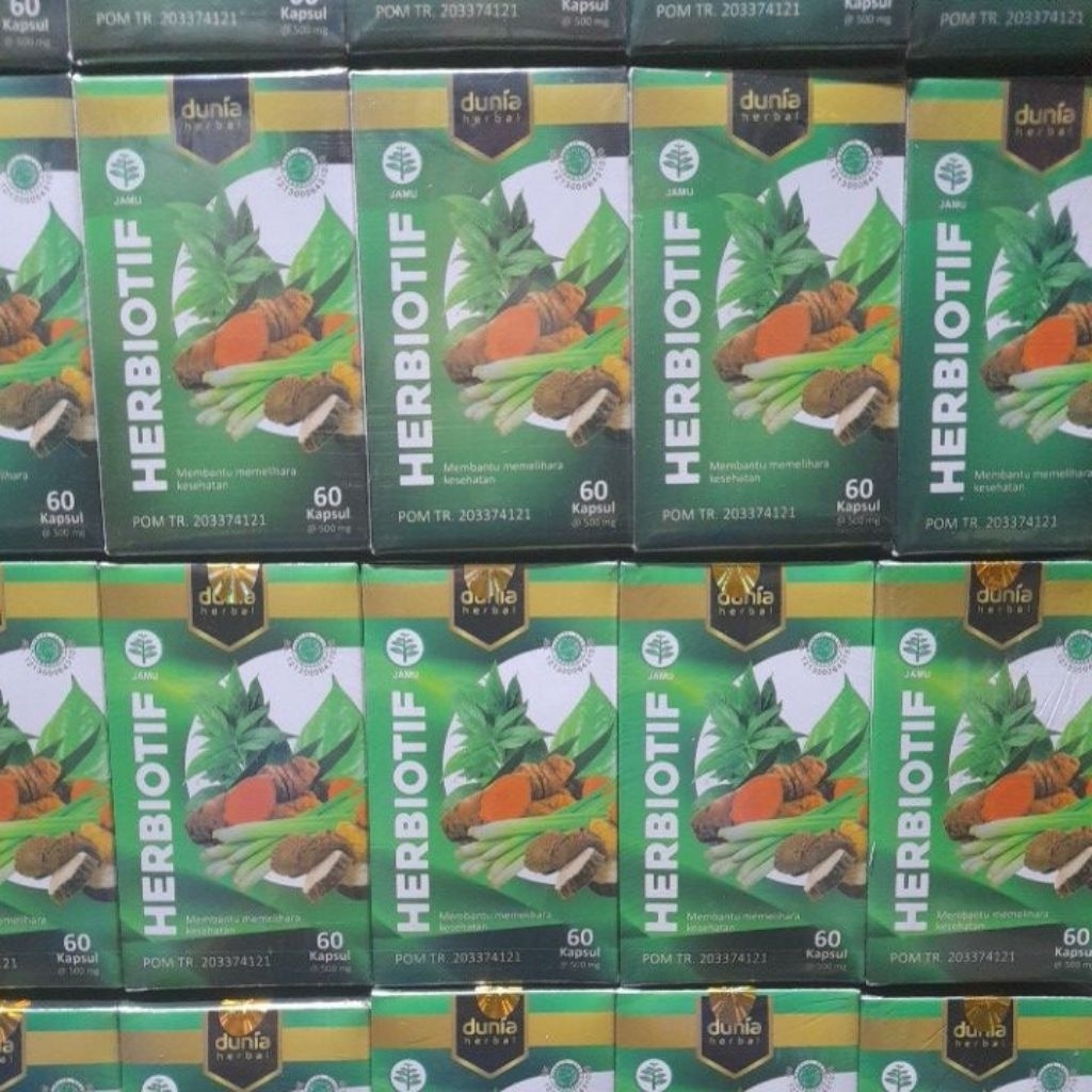 

HERBIOTIF Herbal Antibiotik Alami , Gejala Tipes & Gangguan Kulit - CV Dunia Herbal
