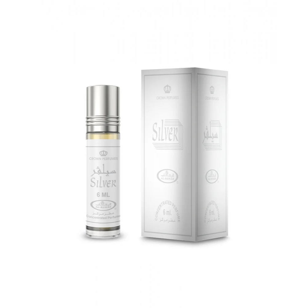 Parfum Al Rehab Silver 6ml Original Roll Non Alkohol Al Rehab Perfume SILVER (BPOM) Perbiji / 1 roll