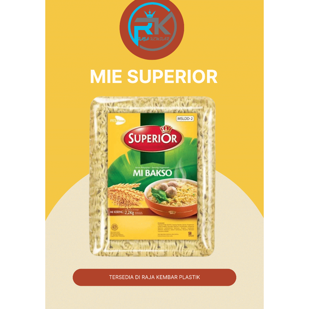 

Superior Mi Bakso 2 KG / Mie Superior