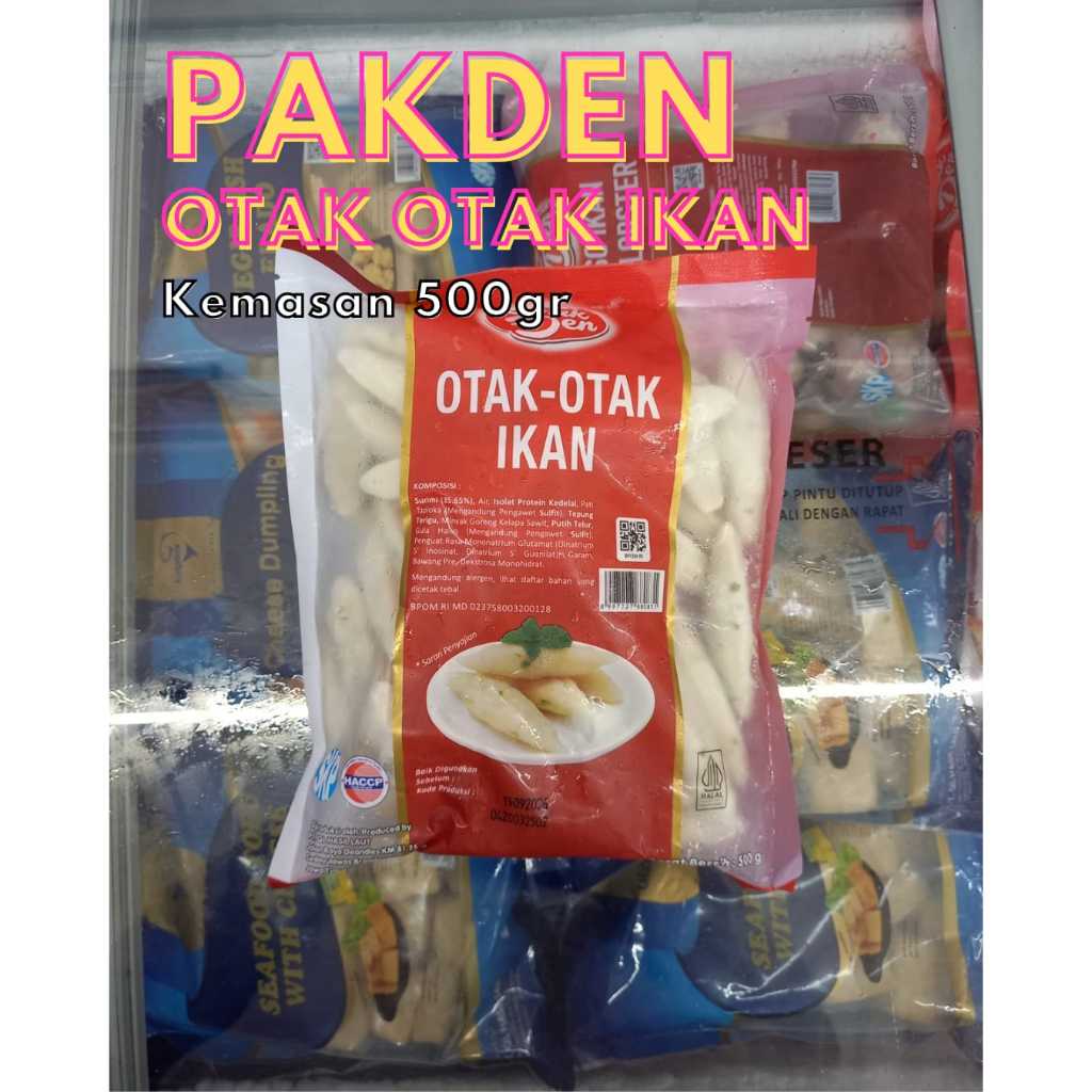 

Frozenfood PAKDEN Otak-Otak Ikan 500gr